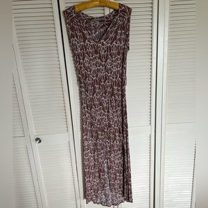 Manaola Kinolau M/L Alena long dress in brown - message to make an offer.